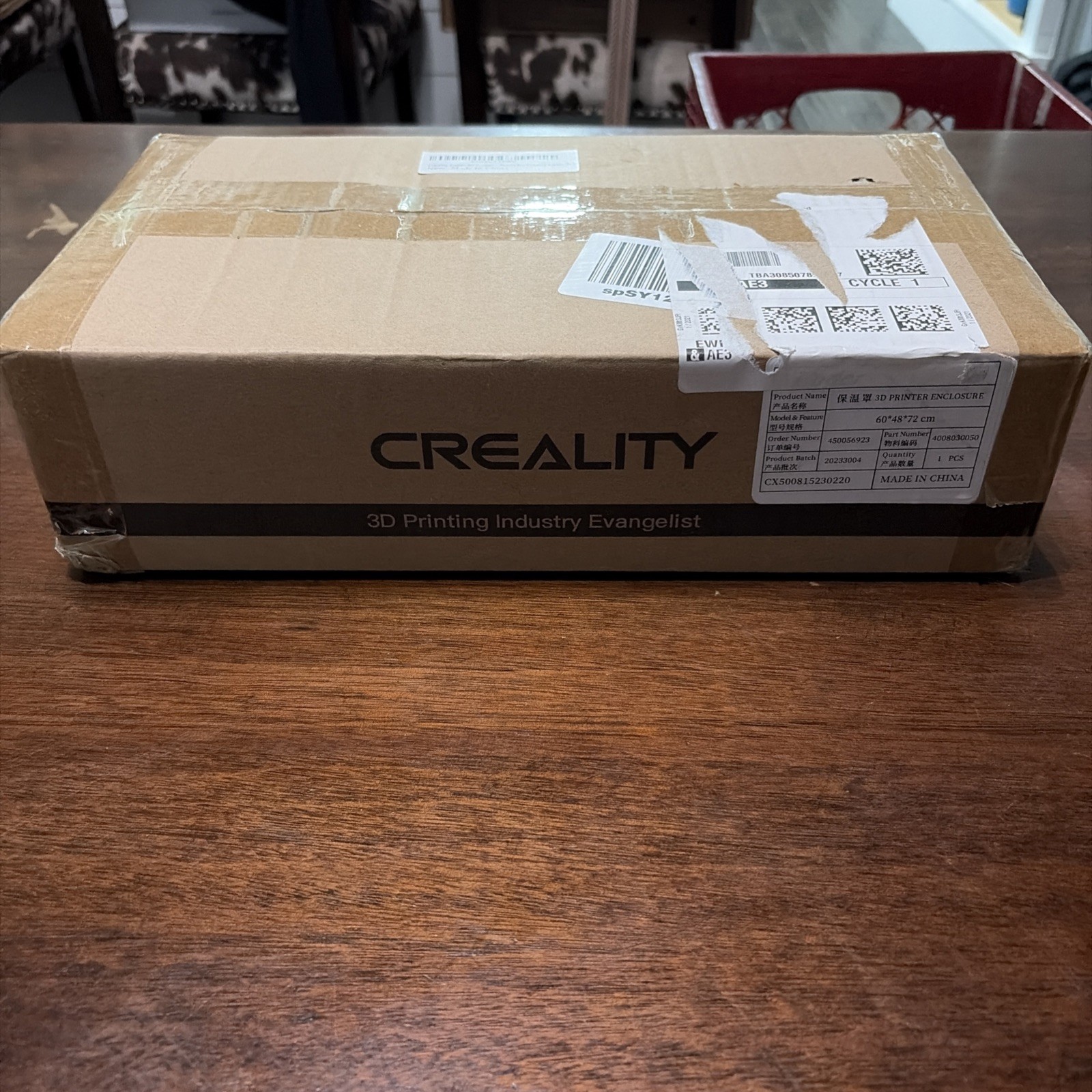 Creality Ender 3V2 3D Printer Enclosure48x60x72cm NEW