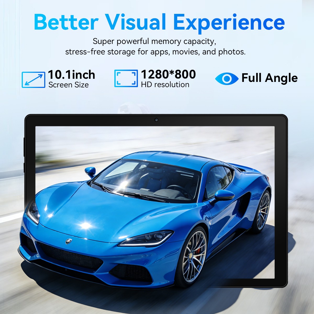 2026 Newest Android 16 Tablet 64GB With KB Set Face ID 10.1″ IPS Wifi 6 PC Mode
