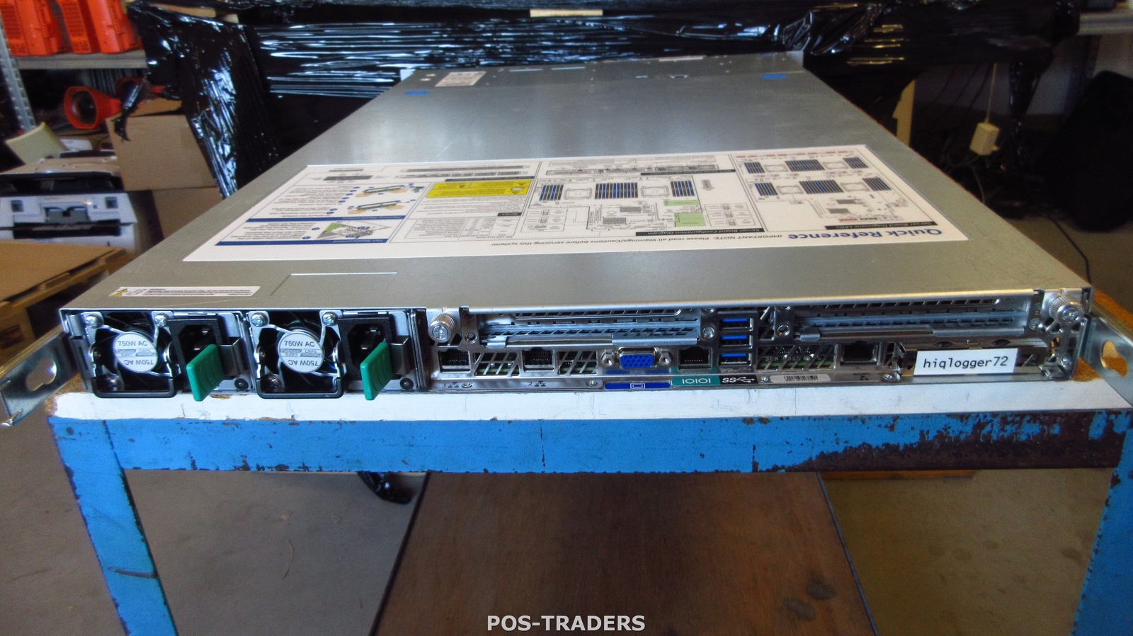 Intel S2600WT2 Rack Server 1x XEON E5-2620 V3 / 32GB DDR4 / NO HDD / 2x 750W PSU
