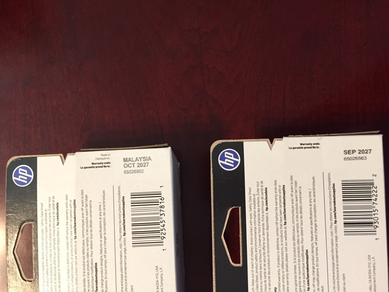 NEW – HP 910XL Black & 910 3-pack Cyan/Magenta/Yellow Original Ink Sept Oct 2027