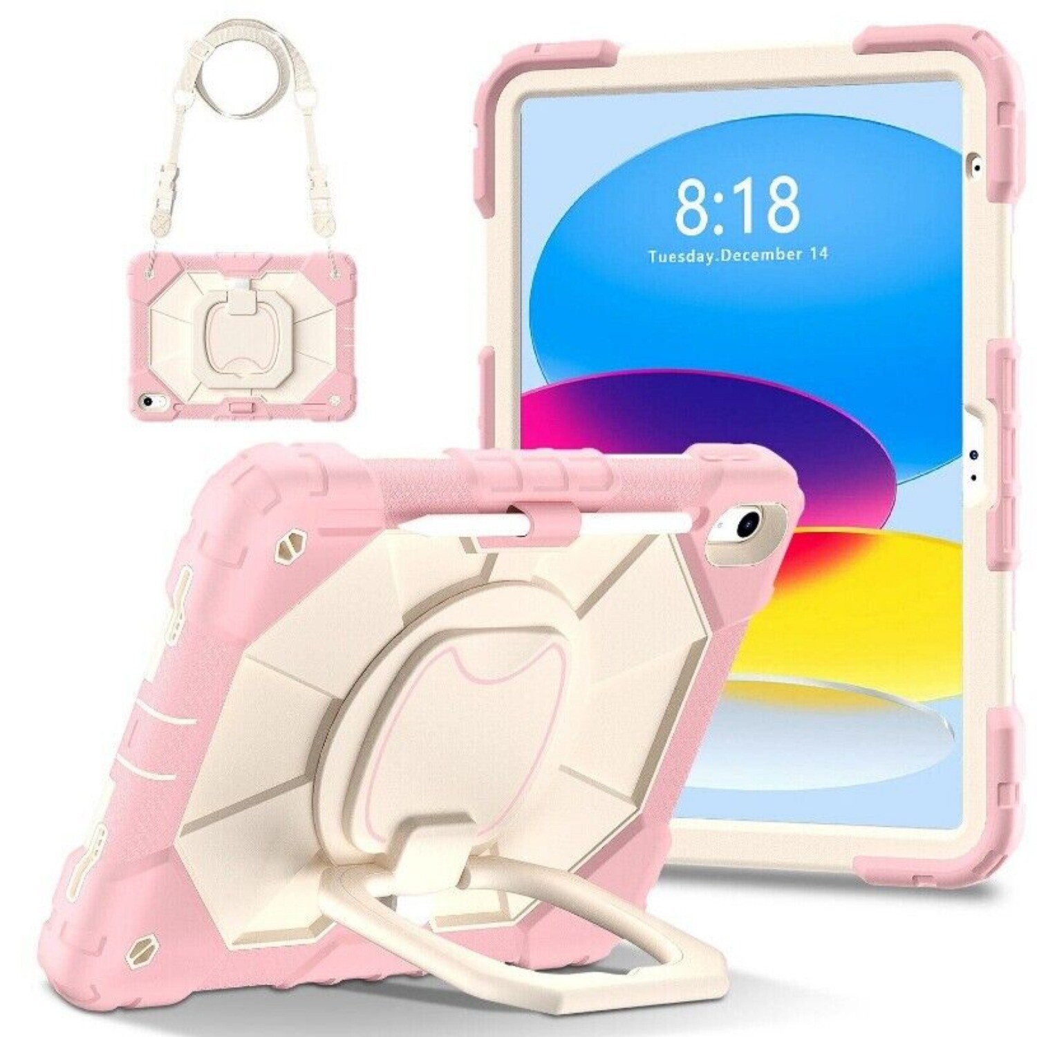 Cover For iPad 10.2″ 7 8 9th / 10.9″ Air 4 5 10th / Pro 11/ Mini Shockproof Case