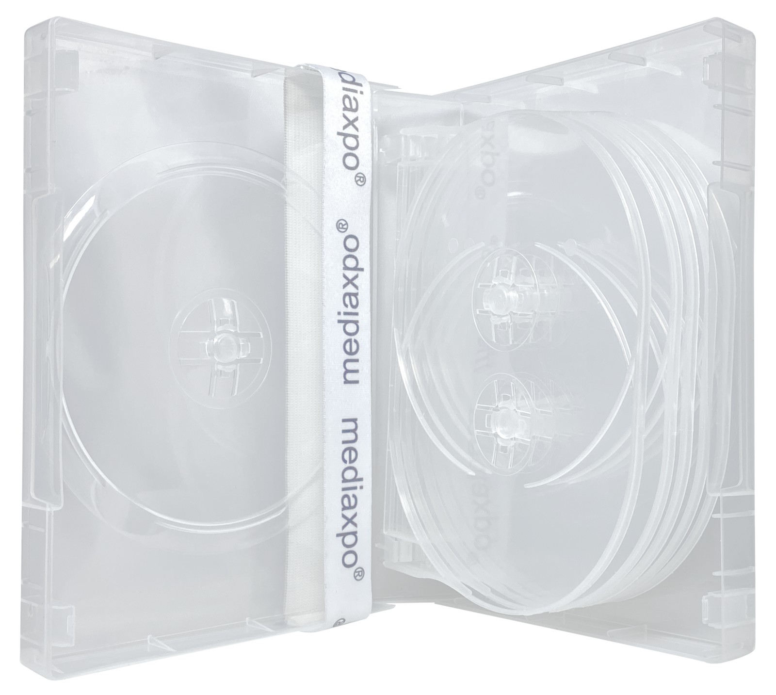 Clear 12 Disc DVD Cases Lot