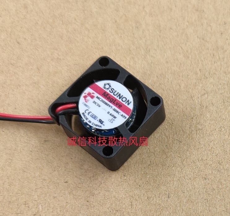 SUNON MC20080V1-000C-A99 20*20*8M 5V 0.68W Cooling Fan