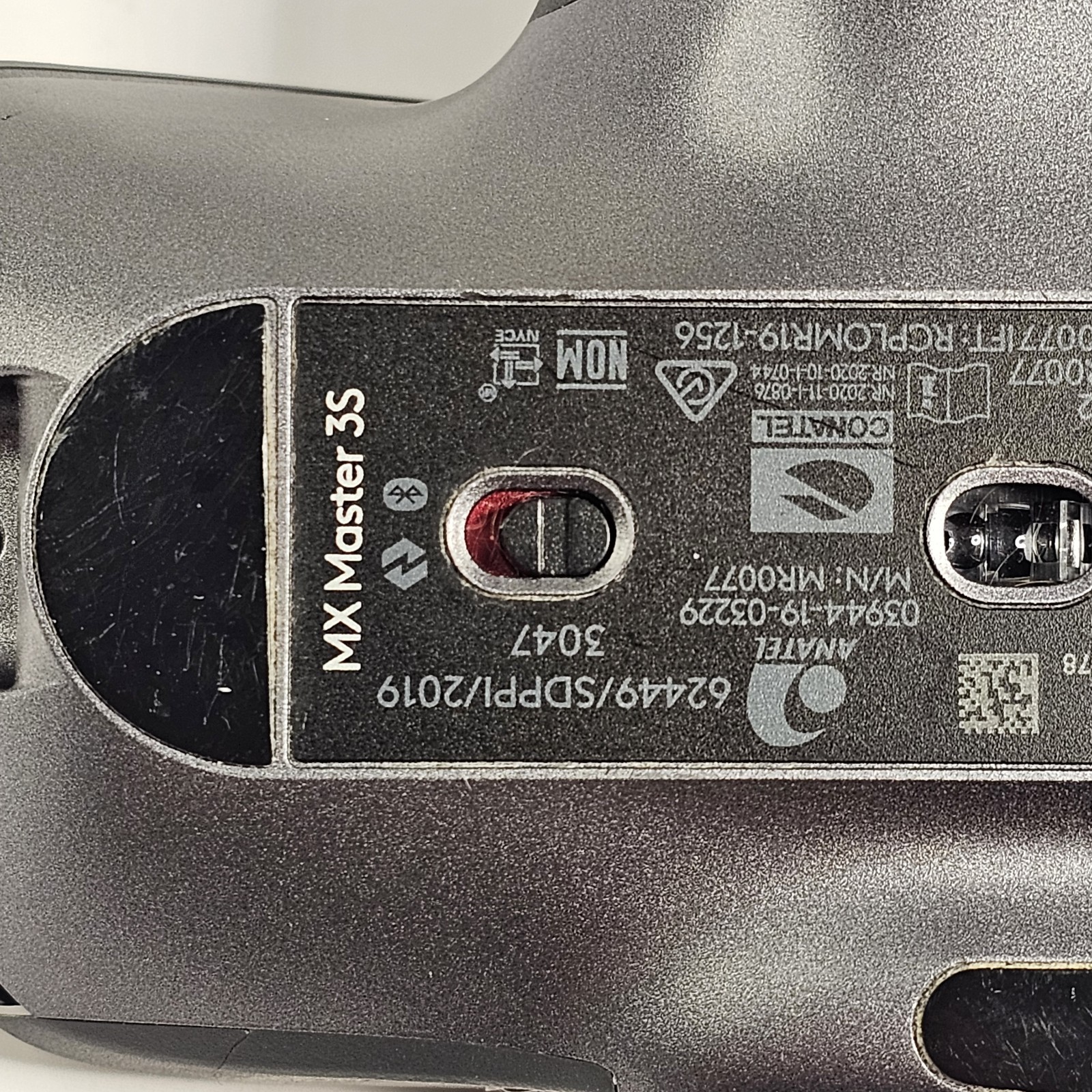 Logitech MX Master 3S Wireless Mouse Graphite Tested Works Great No Dongle/Cable