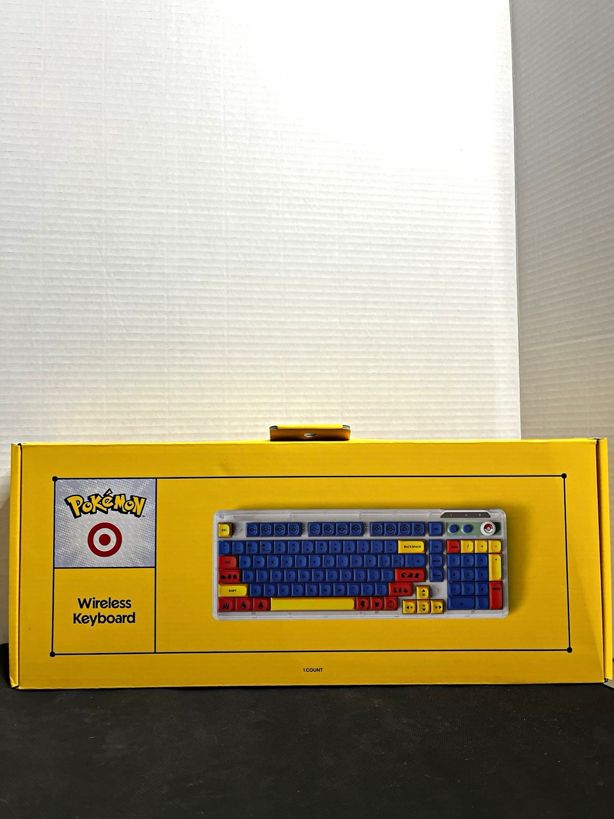 Pokémon Wireless Keyboard Yellow/Blue/Red QWERTY English (Target Box)