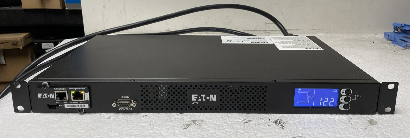 Eaton EATS220 Automatic Transfer Switch ATS 20A 208V PDU 9001-5015-00P