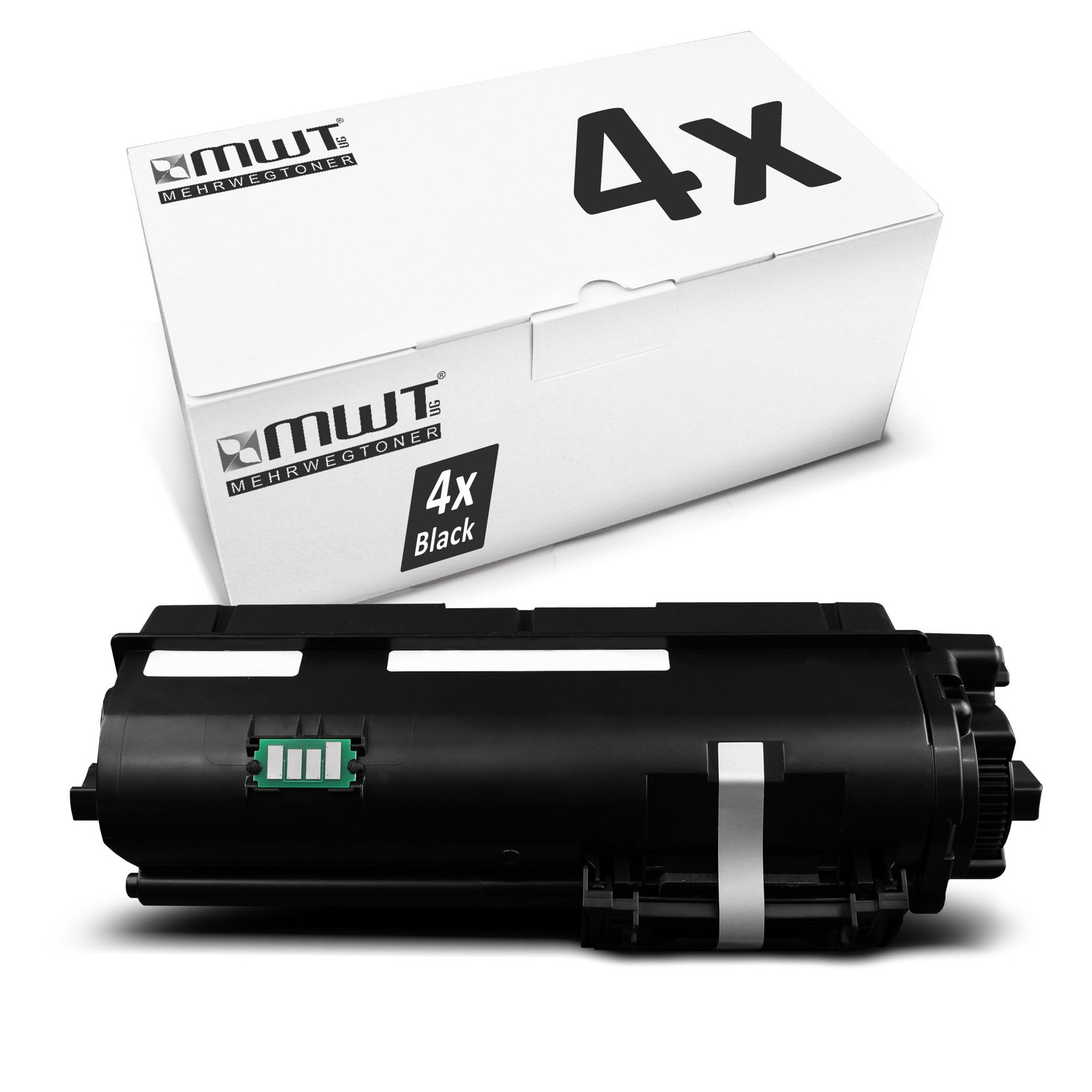 4x MWT Cartridge for 1T02S50UT0/PK-1012 P-4025w MFP With Per Ca. 7.500 Pages