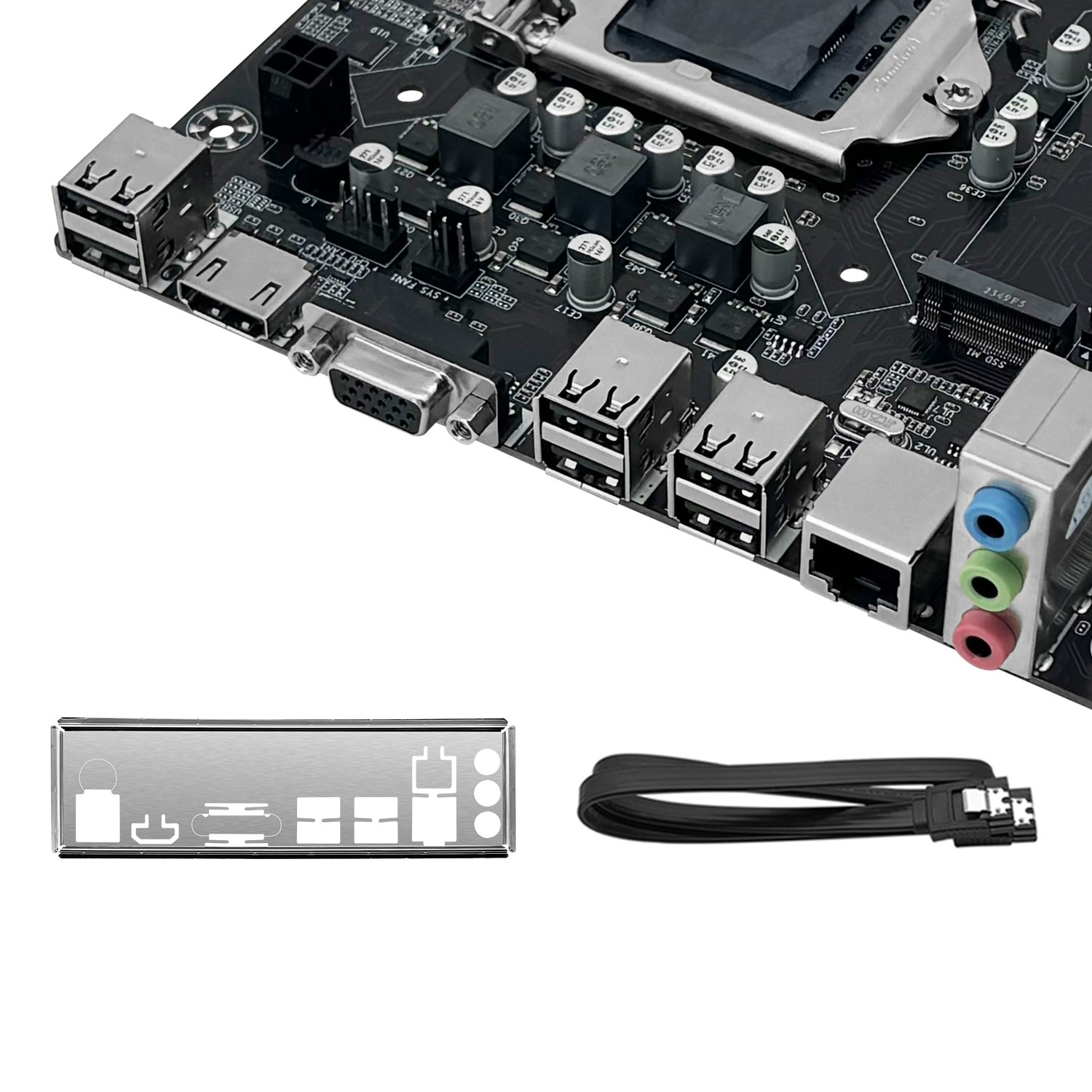 LGA 1155 H61 Motherboard M-ATX 2*DDR3 SATA/NVMe M.2 for Intel i3 i5 i7 CPUs