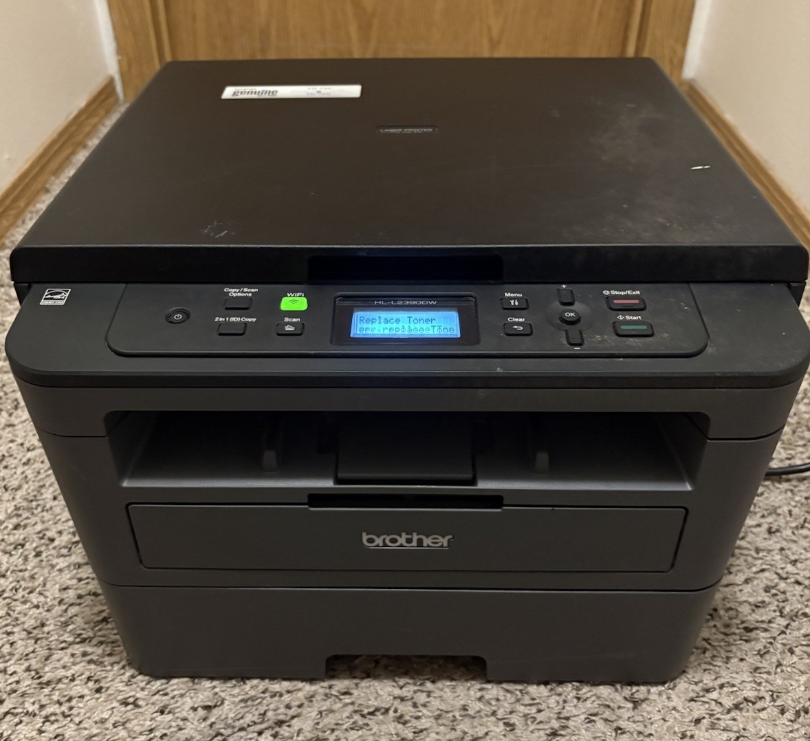 Brother HL-L2390DW Compact Monochrome Laser Printer (UNTESTED)
