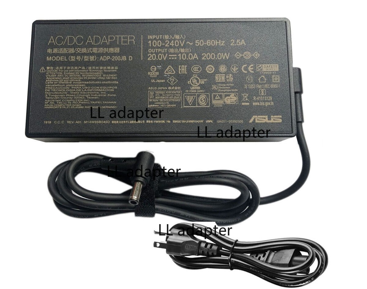 200W AC Power Supply Adapter For ASUS TUF Gaming A16 FA617NT-A16.R77700 Charger