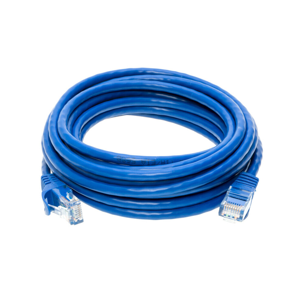 CAT6 Blue Ethernet Patch Cord LAN Network Cable RJ45 1.5FT- 20FT Multi-Pack LOT