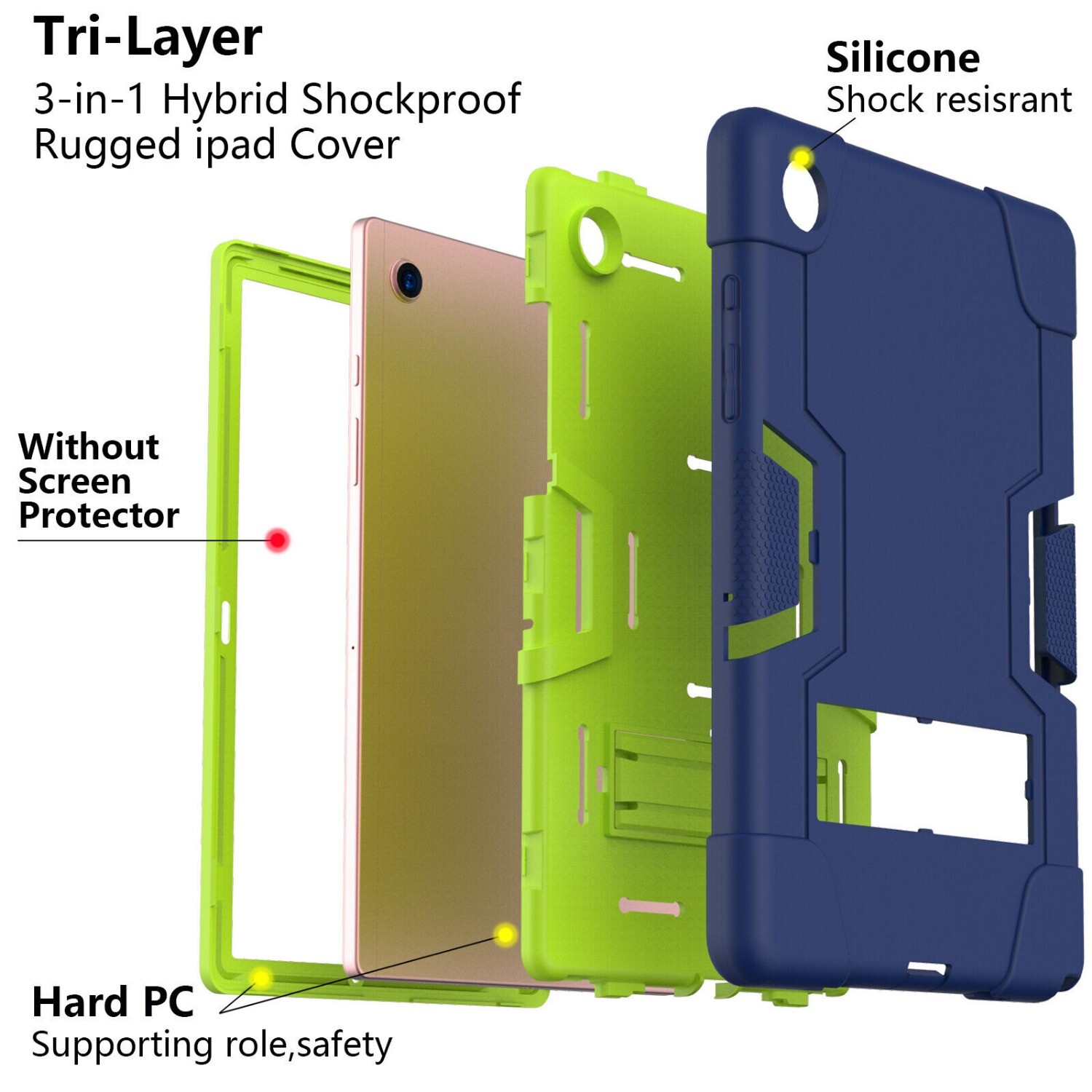 Stand Case Cover For Samsung Galaxy Tab A 8.0″/A7 10.4″ SM-T500/T505 A7Lite 8.7″