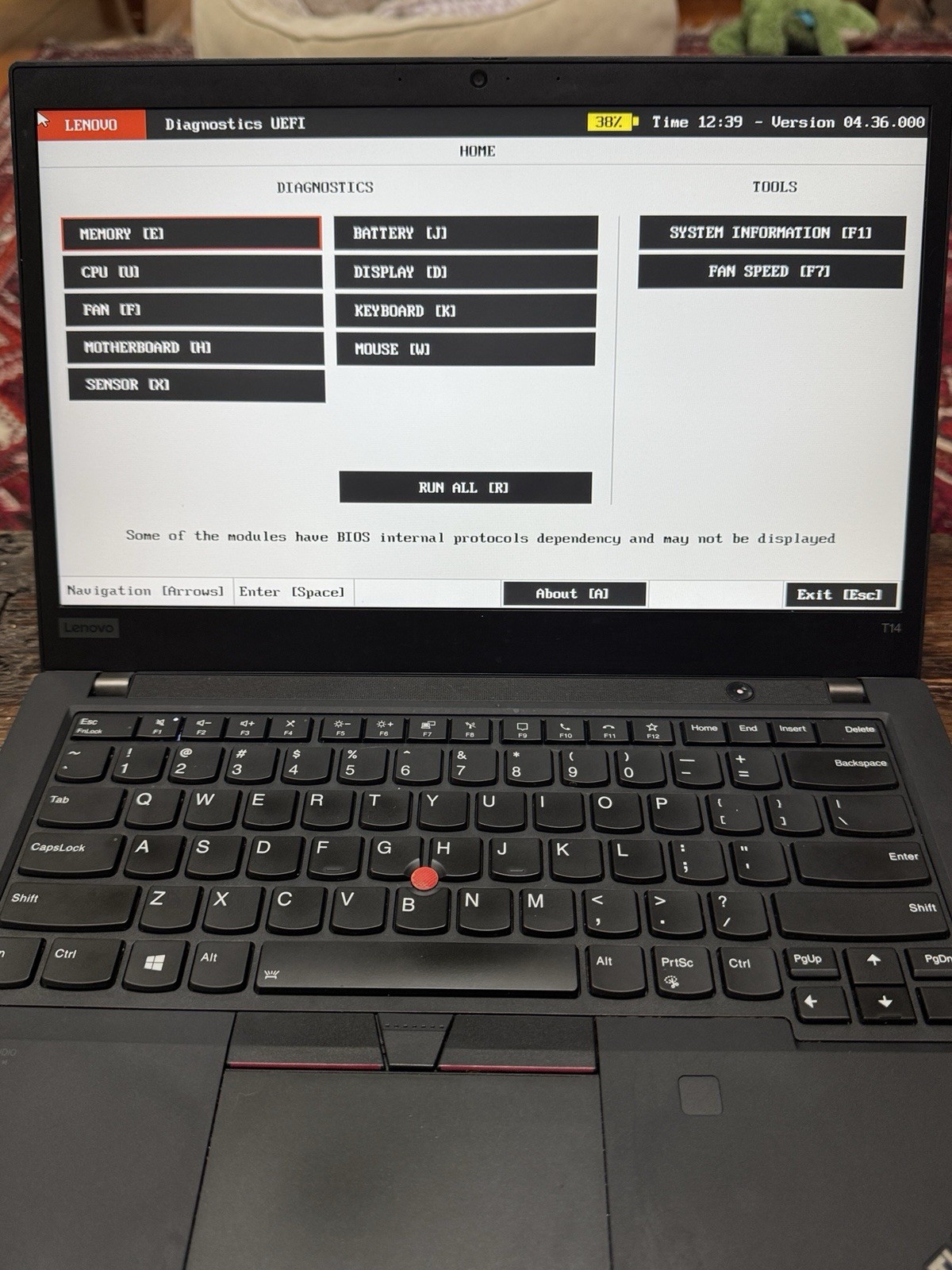 Lenovo ThinkPad T14 Gen 1 i7-10510U 1.80GHz 16GB NO SSD