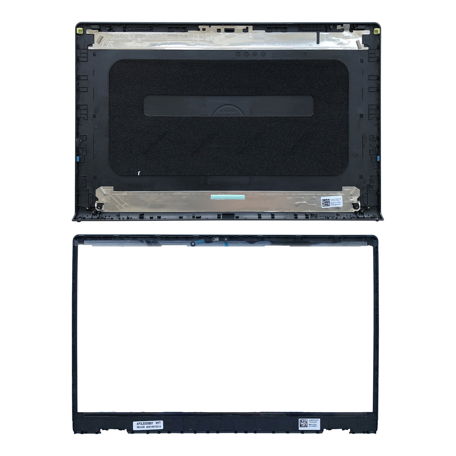 For Dell Inspiron 15 3510 3511 3515 3520 3525 Back Cover + Bezel + Hinges Screws