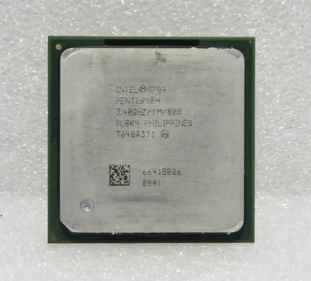 Intel Pentium 4 CPU SL8K4 3.4GHz 1M 800 Absolute High Collection Value .Testing