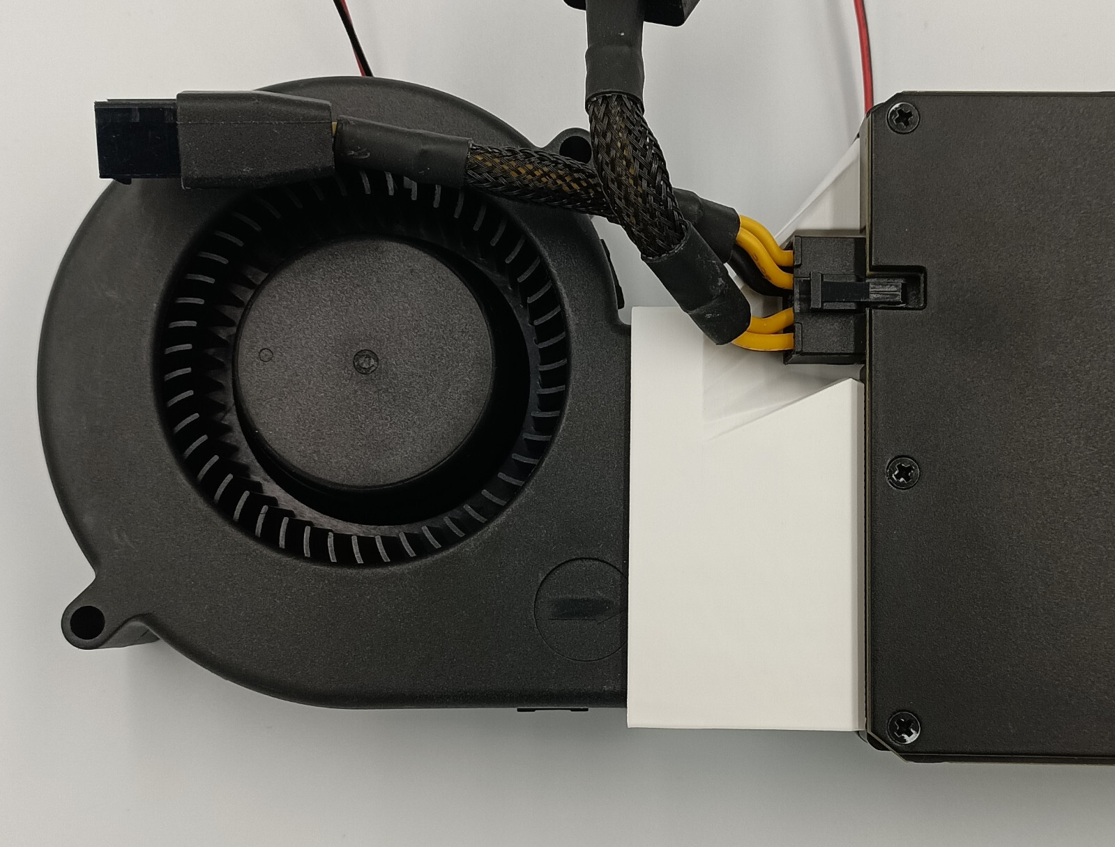 Nvidia Tesla P40 P100 V100 K80 M40 Blower Adapter Fan Kit – Fits 9733 Blower Fan
