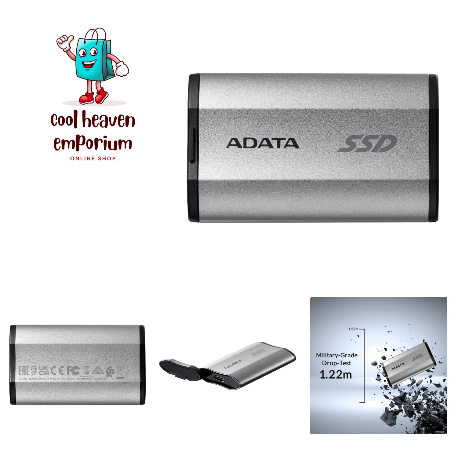 SD810 500GB External Solid State Drive – Ultimate Speed & Durability for Gamers