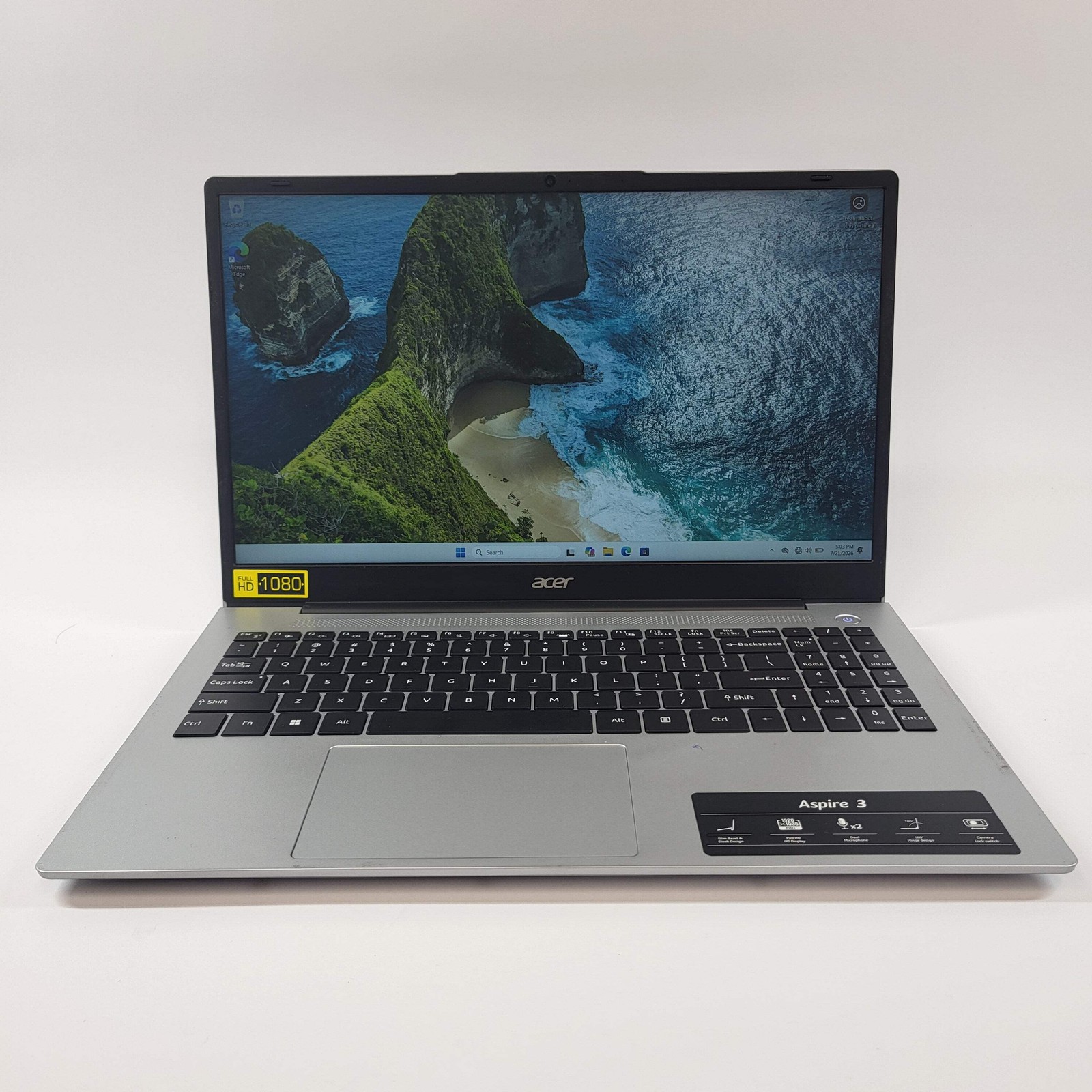 Acer Aspire 3 A325-42 15.6″ Ryzen 5 7430U 2.3GHz 8GB RAM 256GB SSD