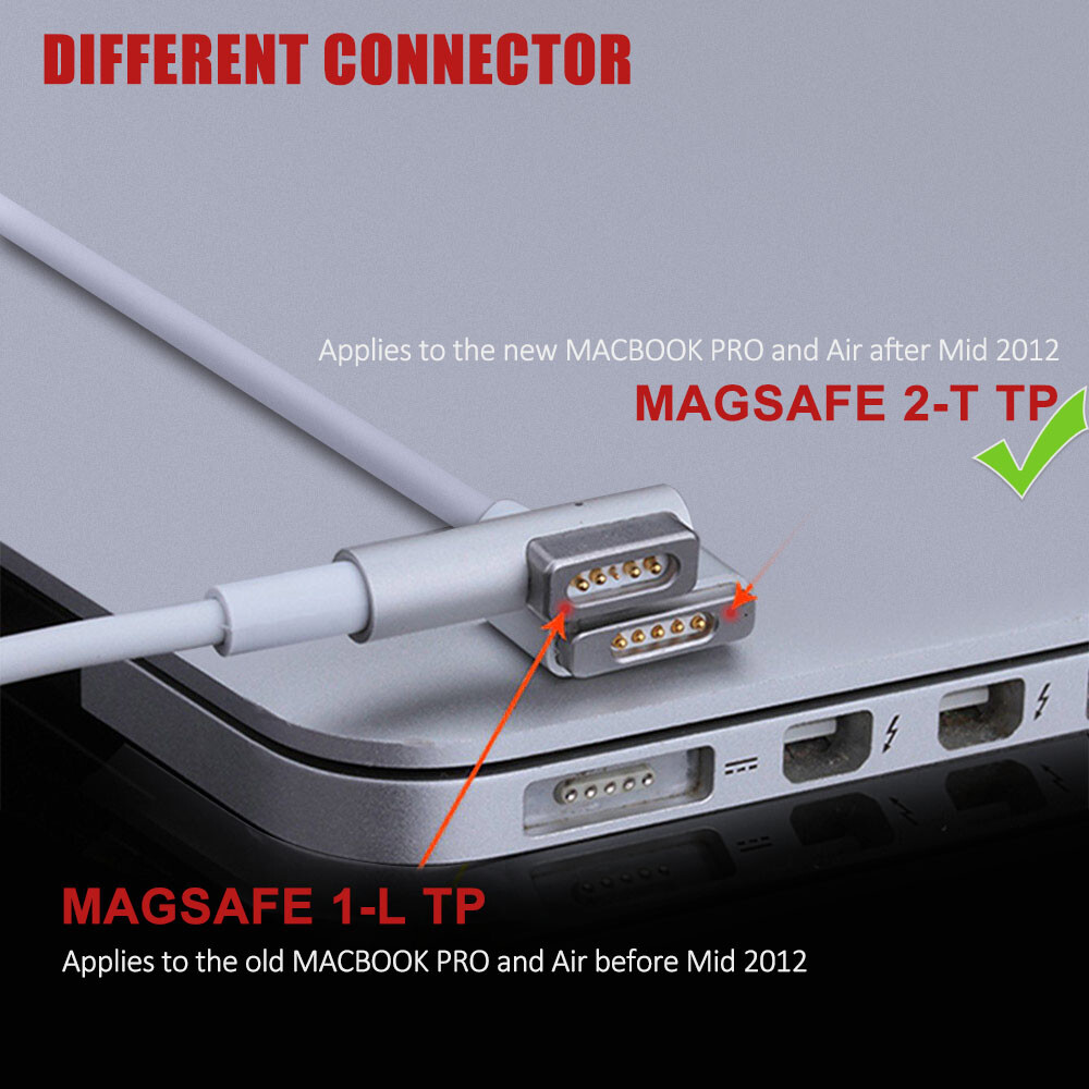 For Macbook Pro 13″ 2013 2014 2015 AC Power Adapter Battery Laptop Charger 60W
