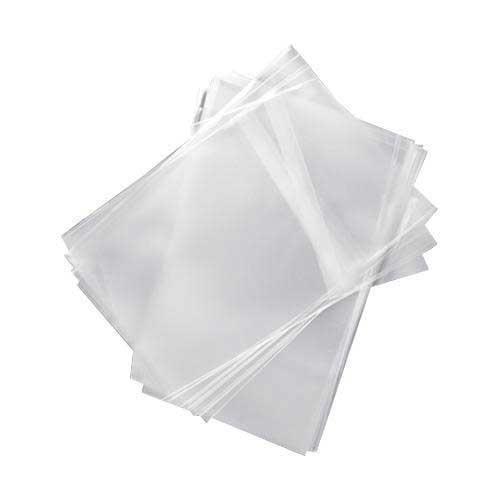 NEW 100 pieces OPP Resealable Plastic Wrap Bags for 12mm Blu-ray DVD Case Cover