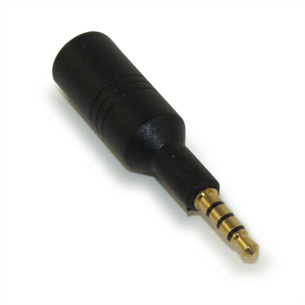 3.5mm TRRS Male to Female Port PVC Extender Shielded 4 Conductor