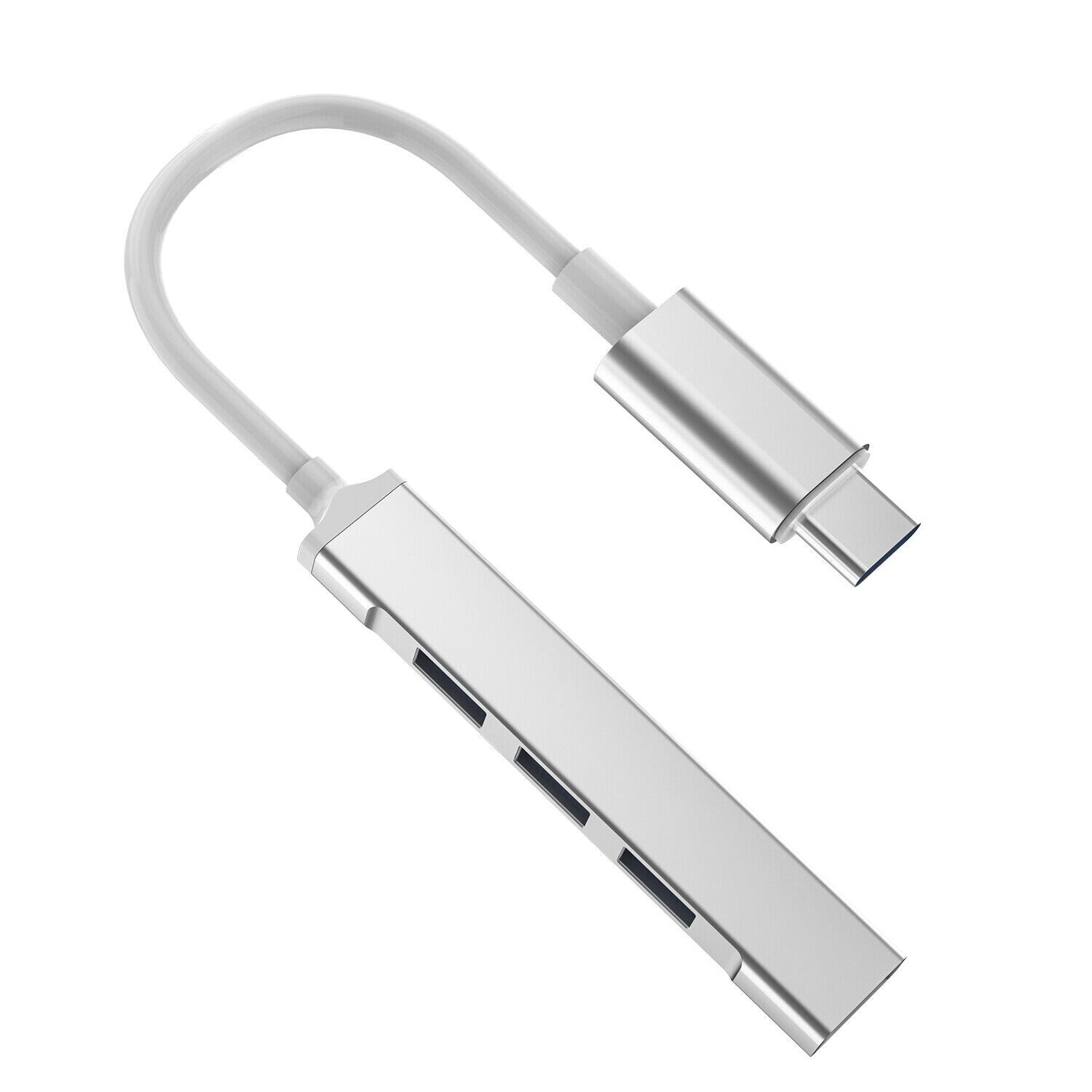 USB-C Type C to USB 3.0 4 Port Hub Splitter For PC Phone Notebook Laptop Tablet