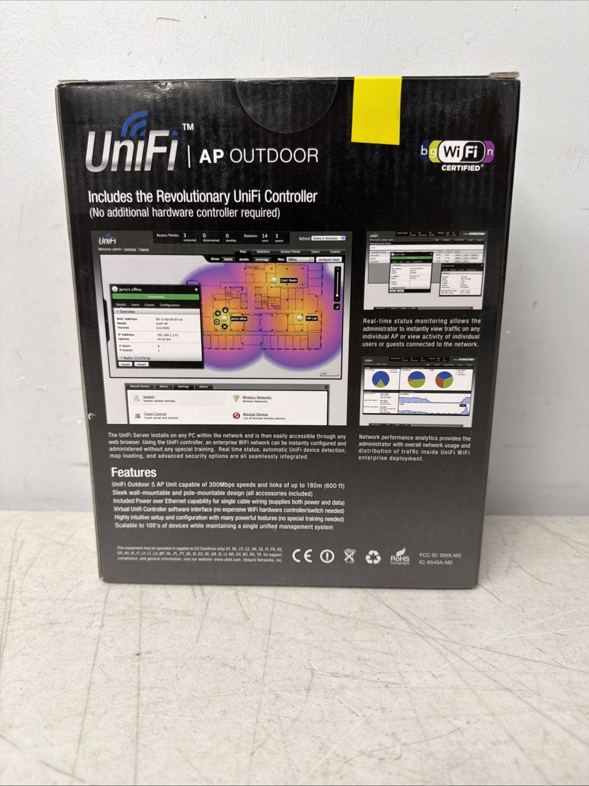 Ubiquiti UniFi AP Outdoor 5 GHz Wireless Access Point UAP-Outdoor5 (NEW IN BOX)