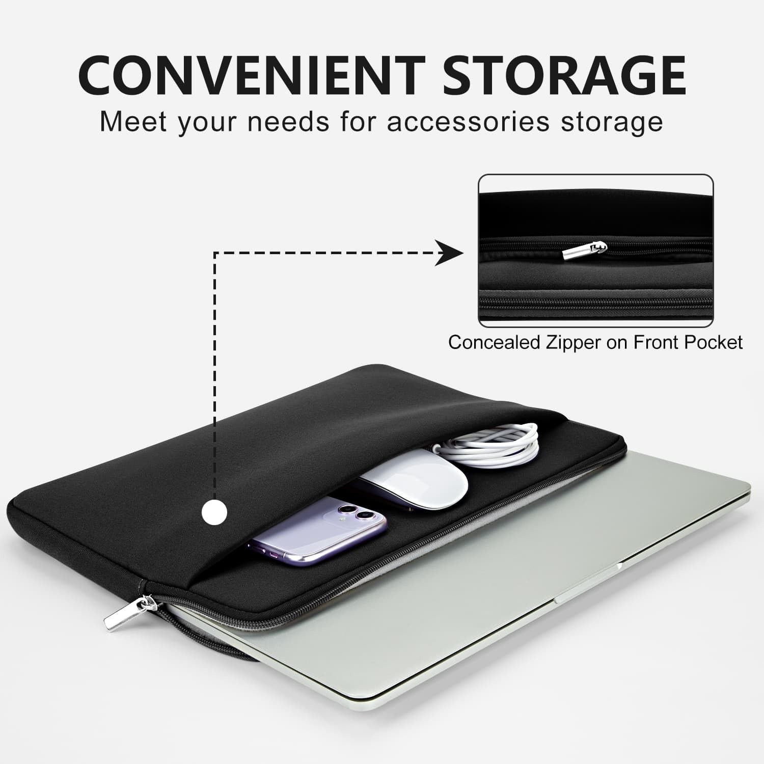 Laptop Sleeve Case Compatible with 13 to 14 inches MacBook Air/Pro HP Lenovo Asu