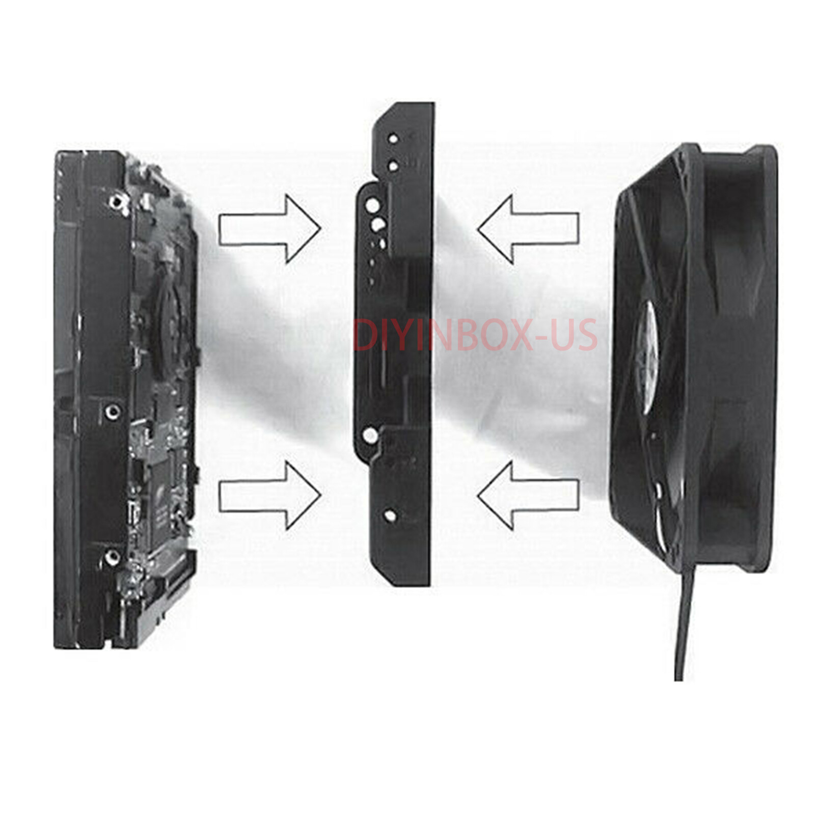 2.5″ / 3.5″ to 5.25″ SSD Hard Drive Bay Case Adapter HDD Mounting Bracket