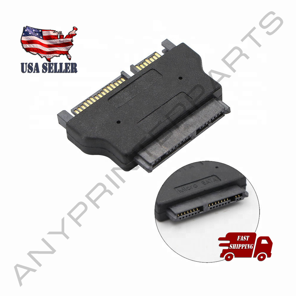 SATA 22 pin Male to 1.8″ Micro SATA 16 pin Female 3.3V Adapter Convertor for HDD