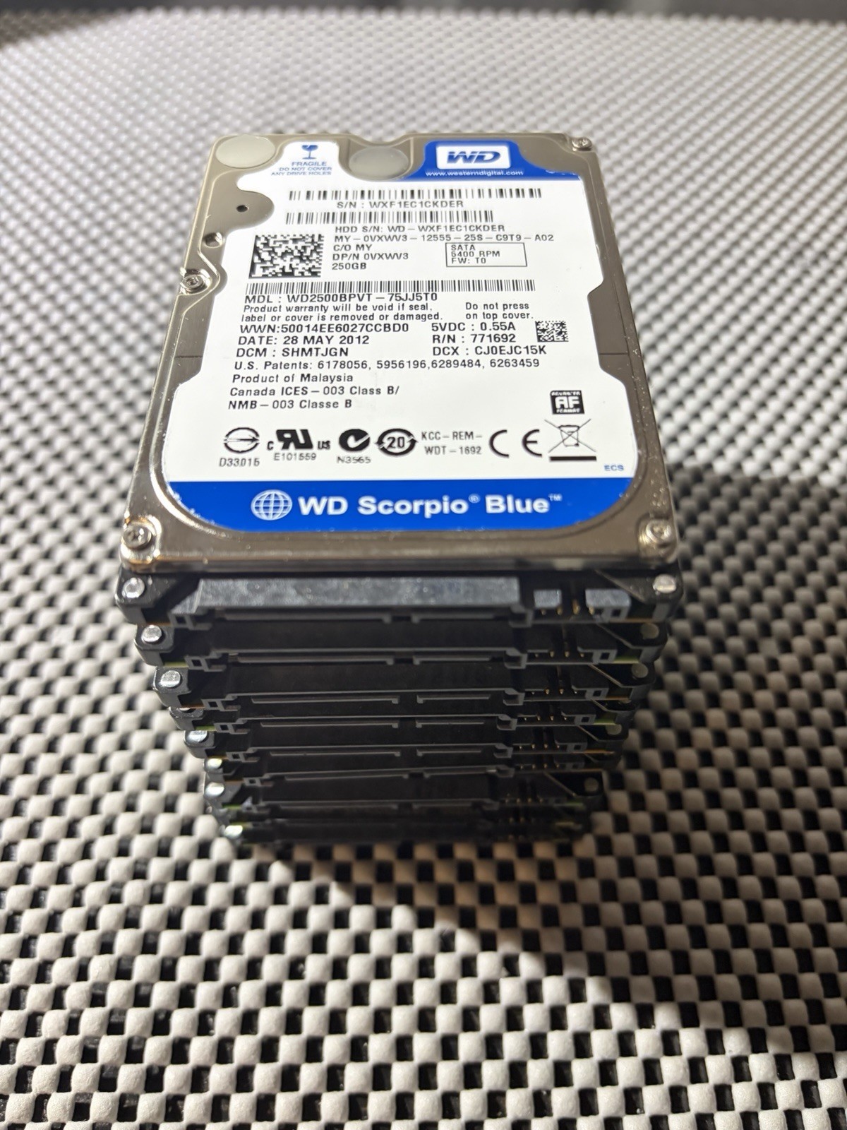 Western Digital WD2500BPVT 75JJ510 Laptop Hard Drive 2.5″ HDD