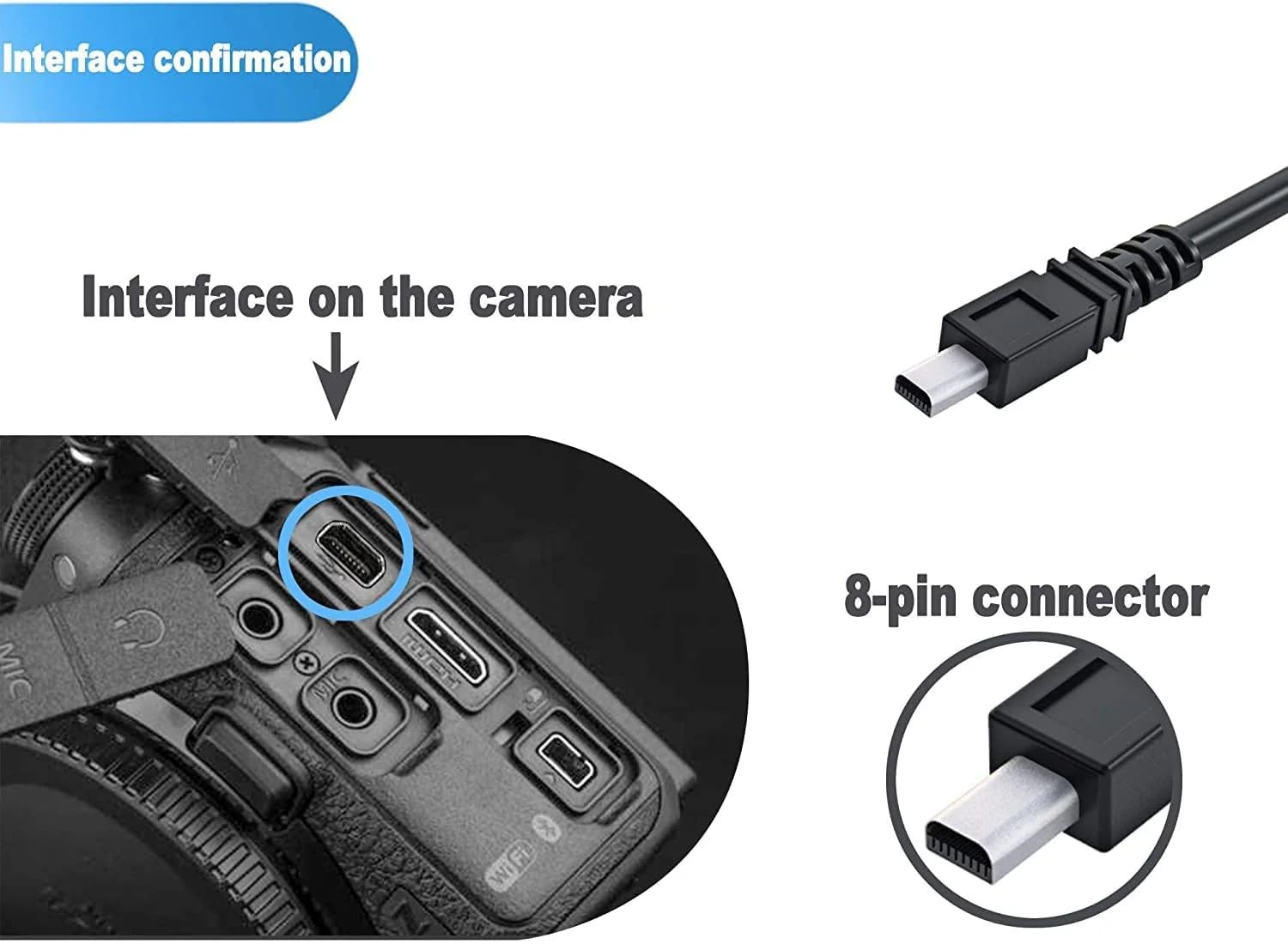 Wetco Black Durable 8 Pin Mini USB Cable 4.9ft – 2.0 A to 3 feet,