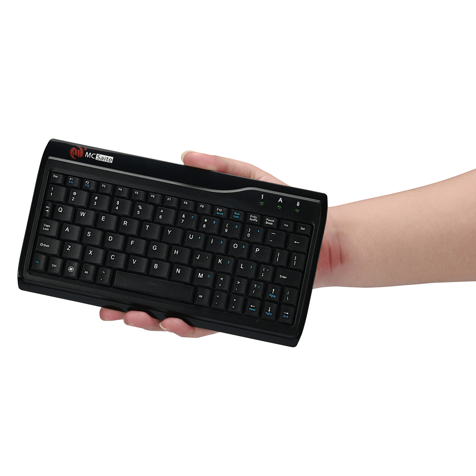 MC-8017 Wired 78 Keys USB Wired Mini Multimedia Keyboard for Laptops PC Computer