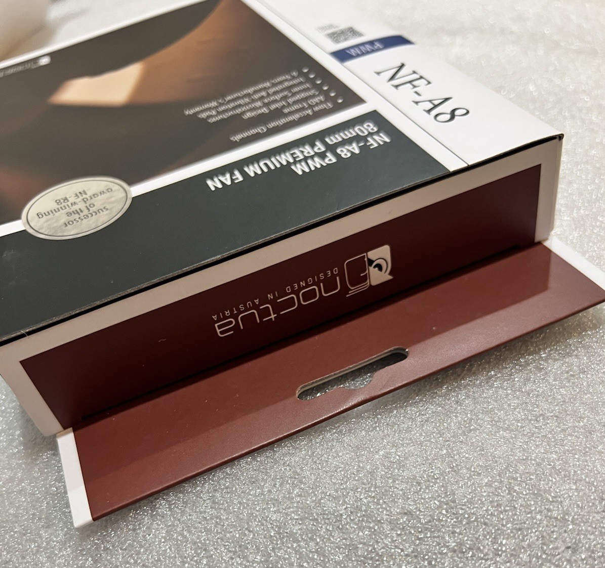 Lot of 2 of Noctua NF-A8 PWM 80mm Premium Fan | 4-Pin | AVO Frame | SSO2 Bearing