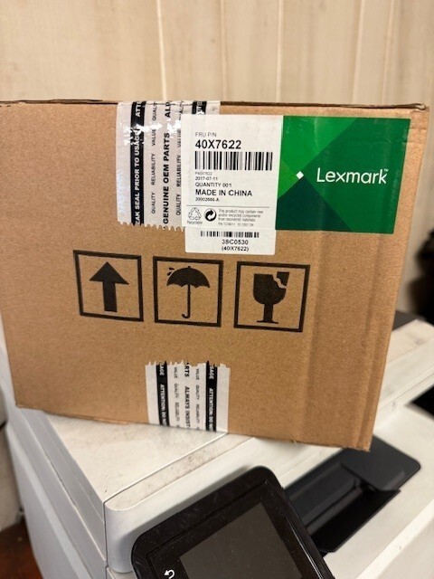 Genuine Sealed Lexmark 40X7622 Fuser Unit CS410 CS510 CS310. SEALED BOX