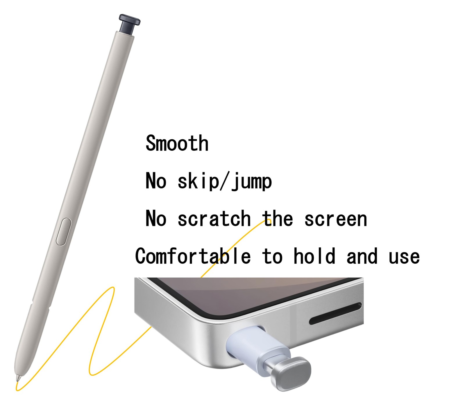 S Pen Replacement for Samsung Galaxy S25 Ultra 5G – 0.7mm Tip, 4096 Pressure