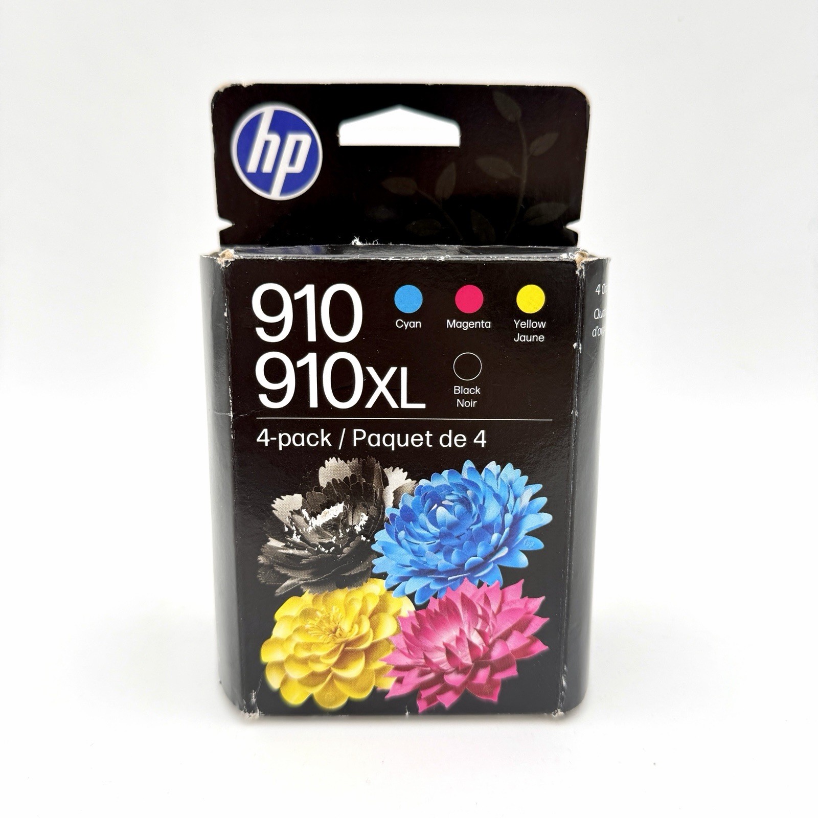 4-PACK HP , 910XL BLACK & 910 COLOR INK RETAIL BOX OFFICEJET PRO 8028 Exp 12/27