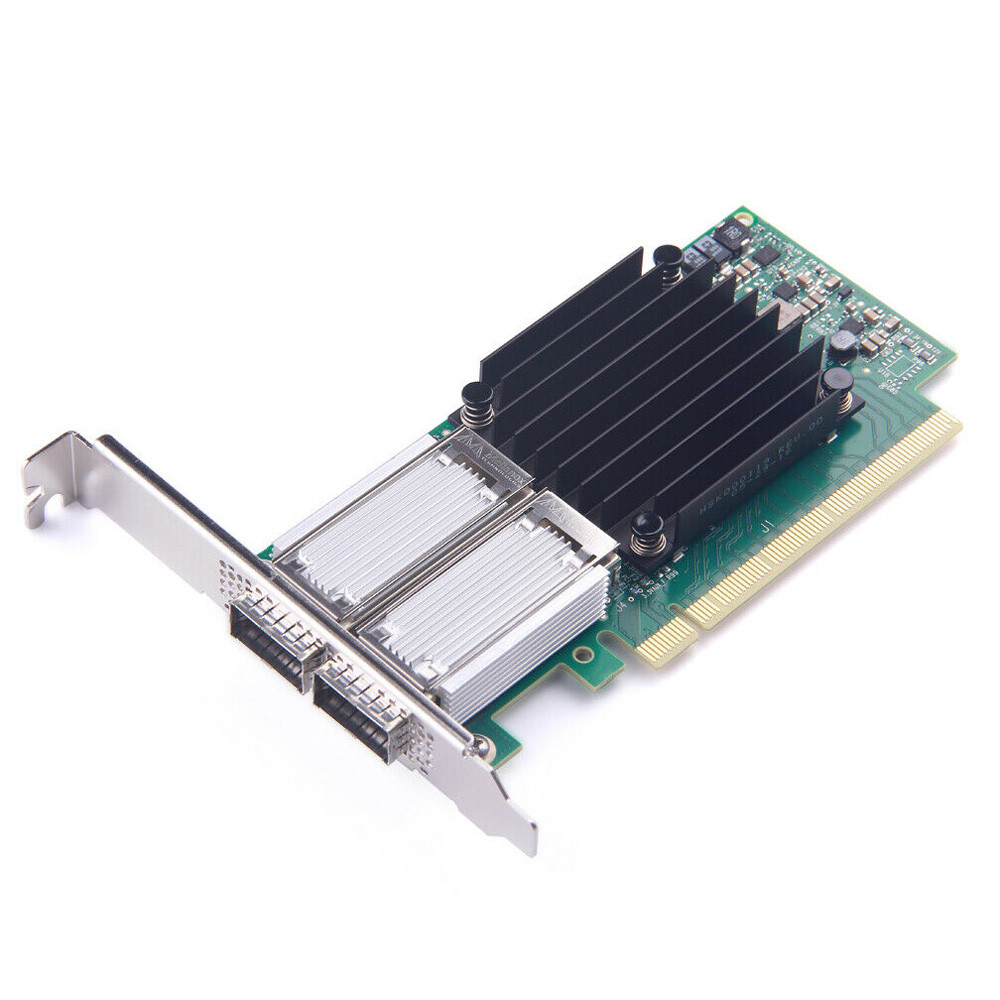 Mellanox MCX456A-ECAT Dual-Port ConnectX-4 VPI 100GbE QSFP28 PCIe NIC MCX456A