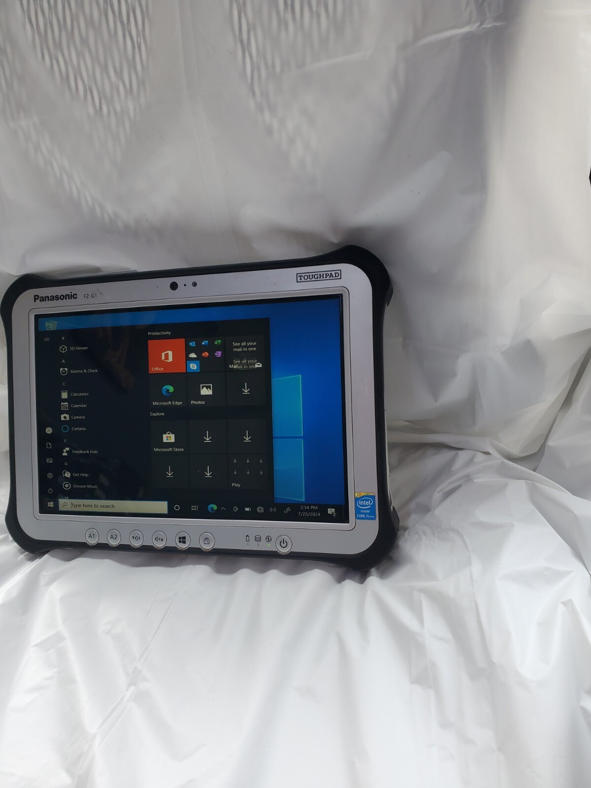 Panasonic Toughpad FZ-G1 Core i5 4310U 2GHz 8GB RAM 256GB SSD Win 10 Pro