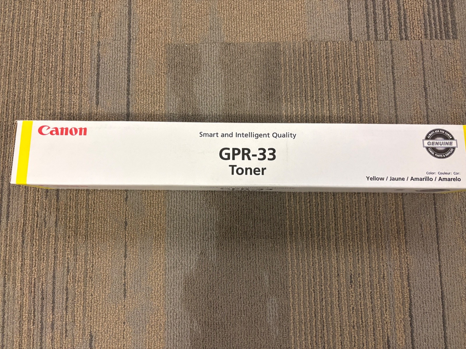 Canon GPR-33 Laser Toner Cartridge – Yellow (CNM2804B003AA)