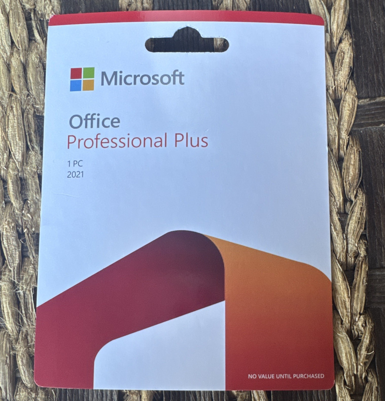 Microsoft Office Professional Plus 2021 Retail Product Key Card 1PC English
