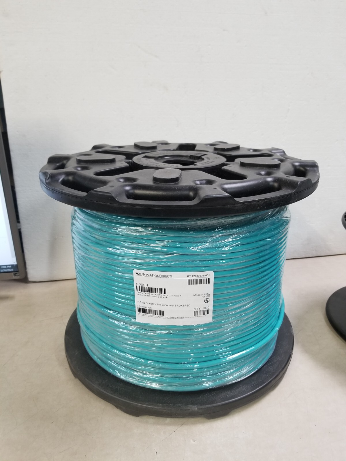 1000 Feet – Automation Direct Continuous Flexing Cat5E 24 AWG Ethernet