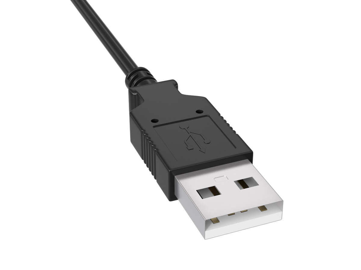 5ft USB 2.0 2-in-1 Splitter Cable: A Male to Mini 5-Pin and Micro B Male, Black