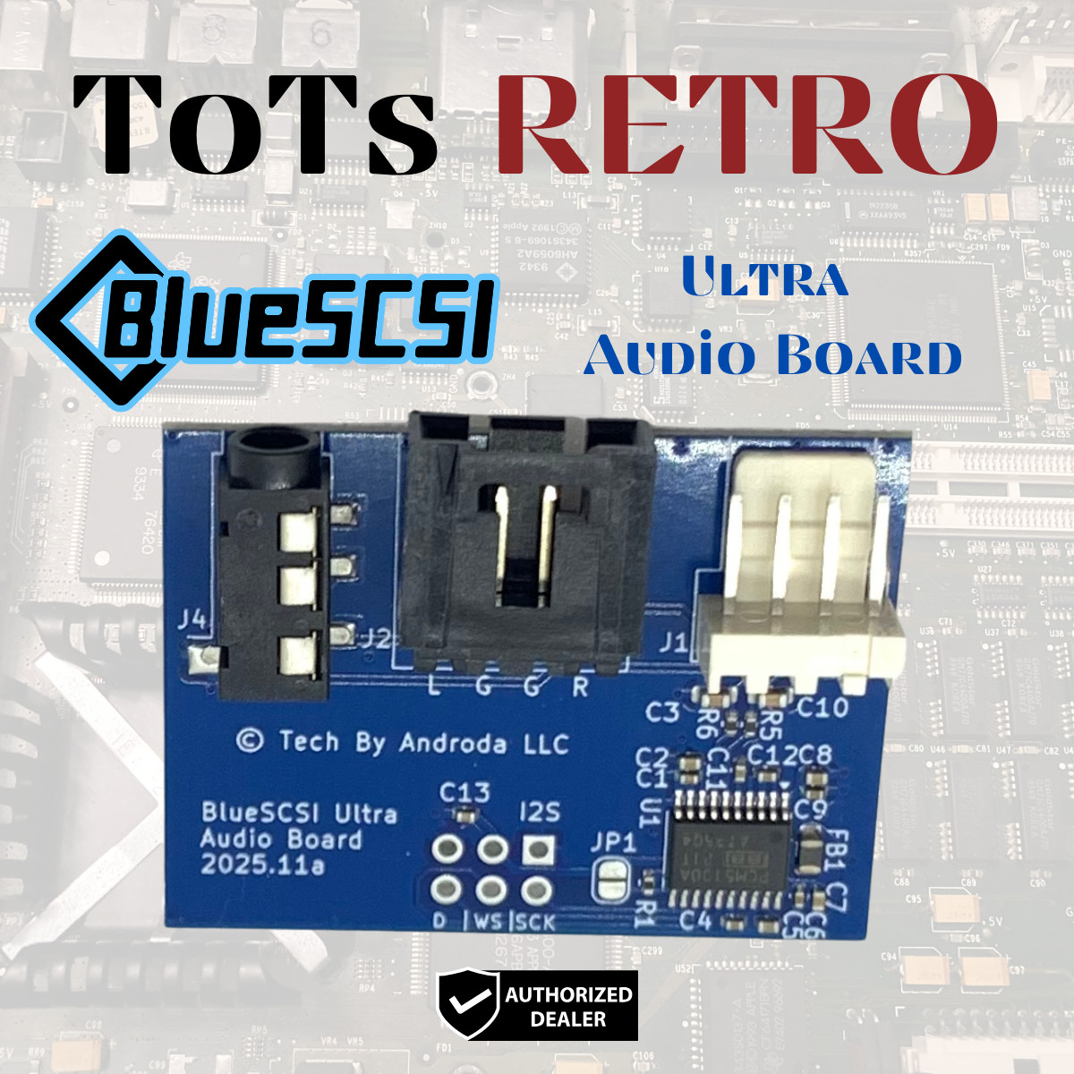 BlueSCSI Ultra Audio Board – Add On