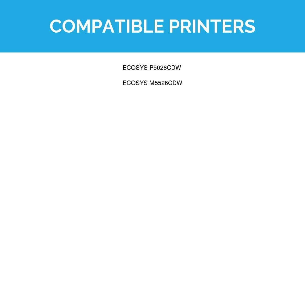LD Compatible Kyocera TK-5242K Black Toner 2-Pack for ECOSYS M5526cdw, P5026cdw