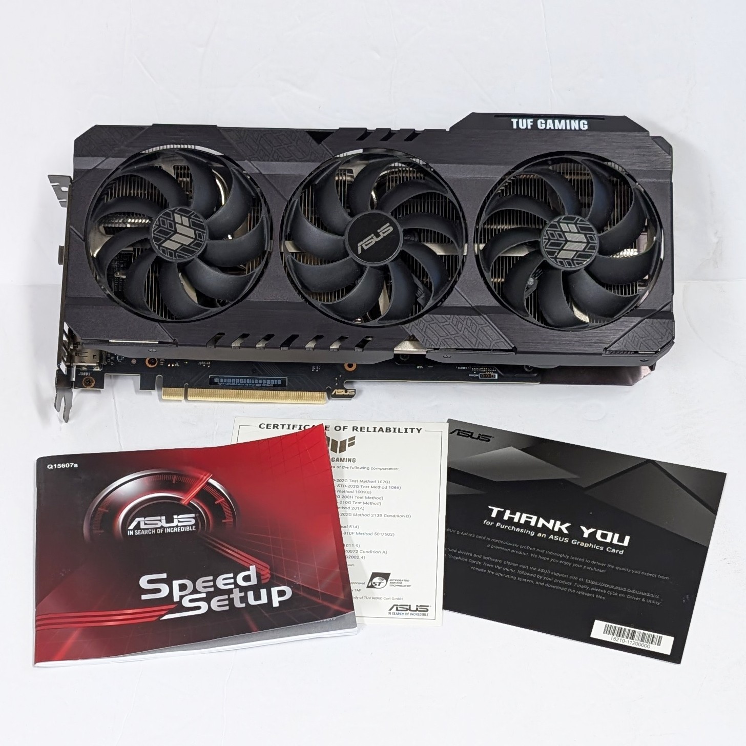 Asus Geforce RTX3070 V2 OC Edition 8GB GDDR6 PCI Express 4.0 Video Card