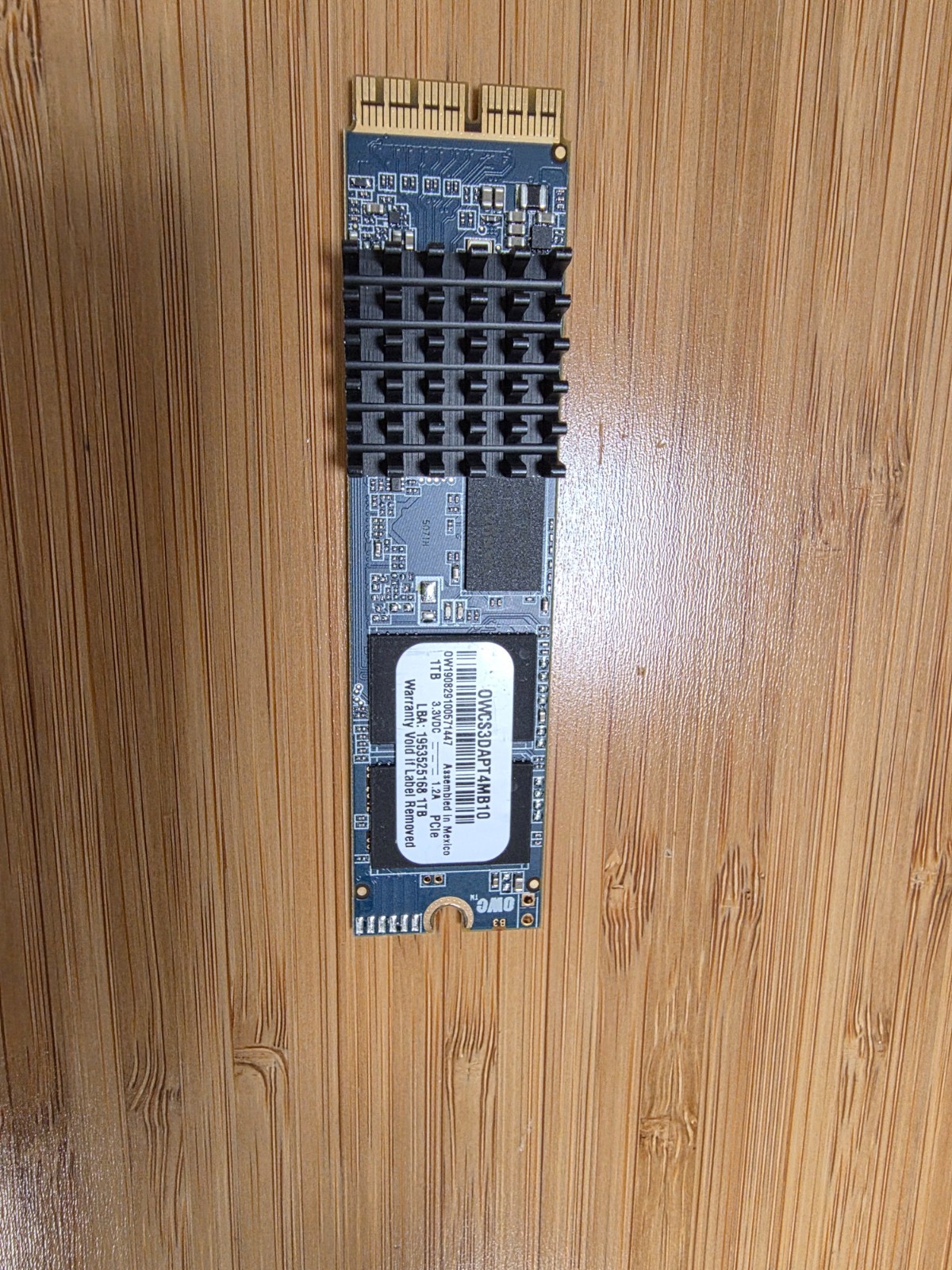 OWC 1TB Aura Pro X2 (GEN 3) SSD Upgrade Compatible with Mac Pro (Late 2013)