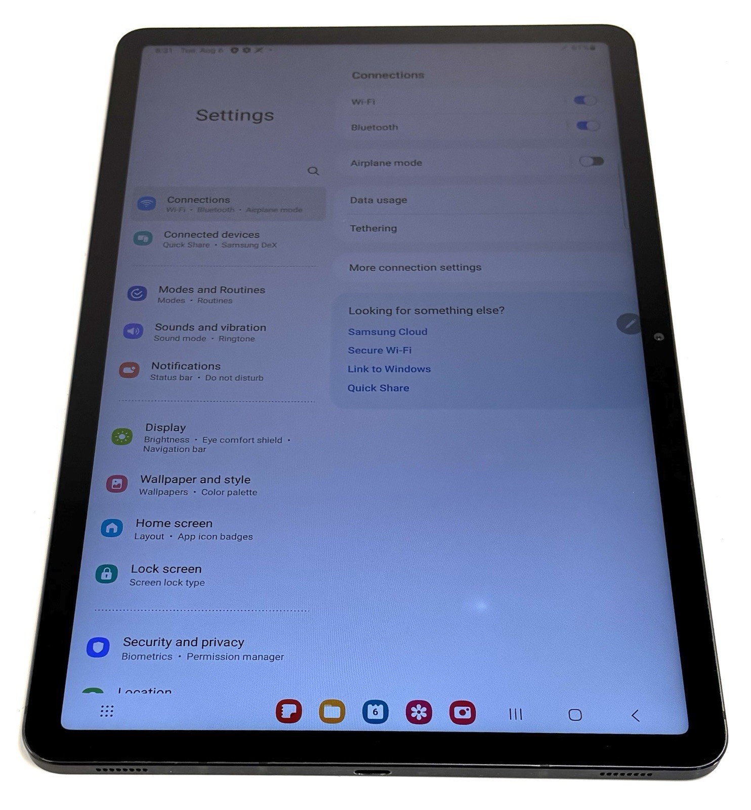 Samsung Galaxy Tab S7 128GB, Wi-Fi, 11″ SM-T870 Mystic Black .