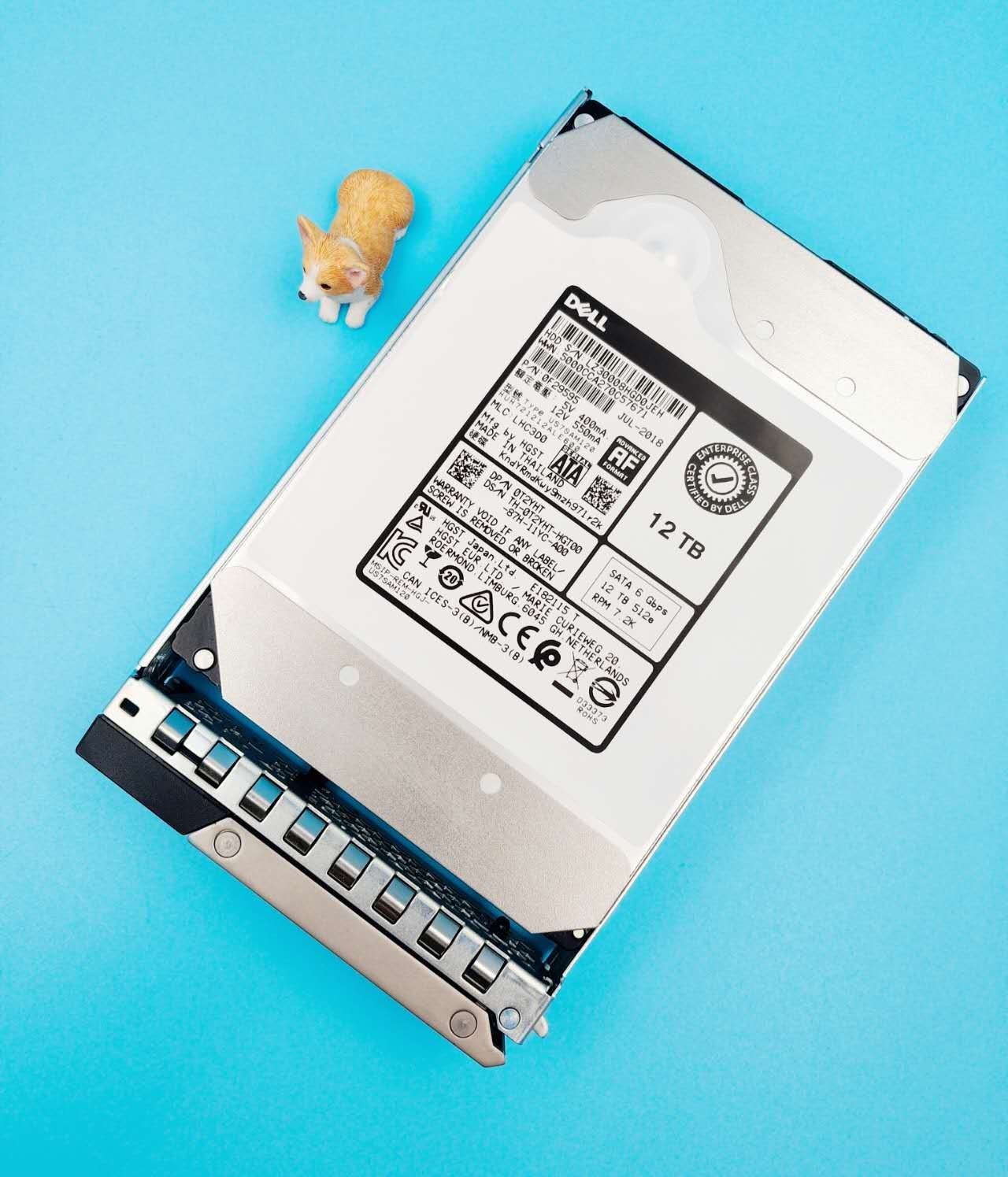 T2YHT HUH721212ALE600 DELL 12TB 7.2K 6G 3.5″ SATA 512E ENTERPRISE HARD DRIVE