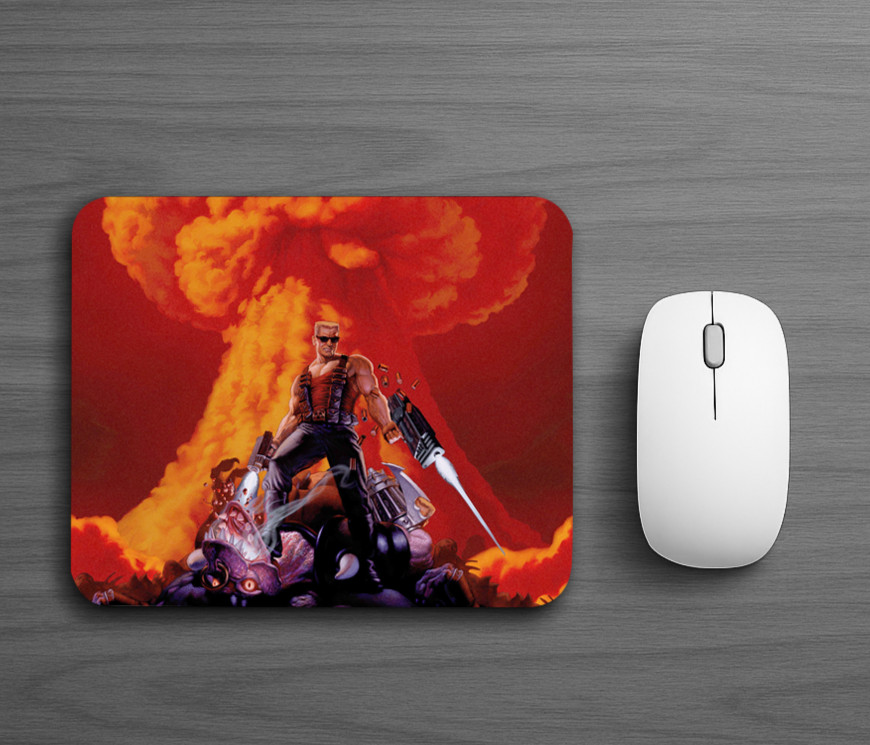 Duke Nukem 3D Mouse Pad 8.5 x 7 inches color NEW PRINT next day shipping (2)